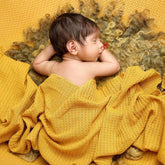 Waffle Premium Bean Bag Layer | Mustard